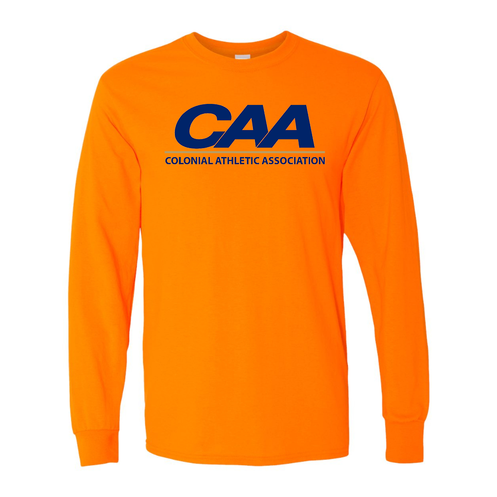Men's Colonial Athletic Association Gildan Heavy Cotton Long Sleeve T-Shirt