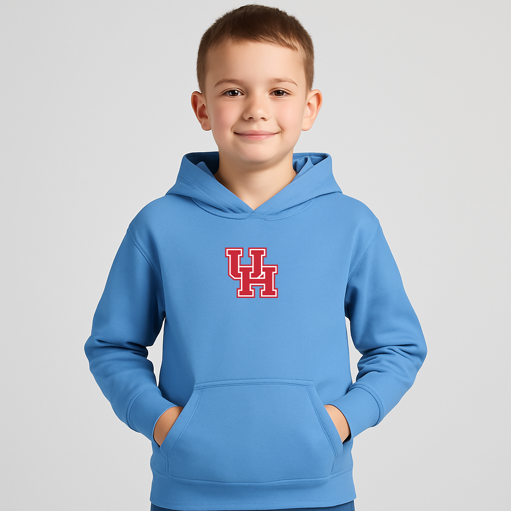 Youth Houston Cougars Logo Pullover Hoodie