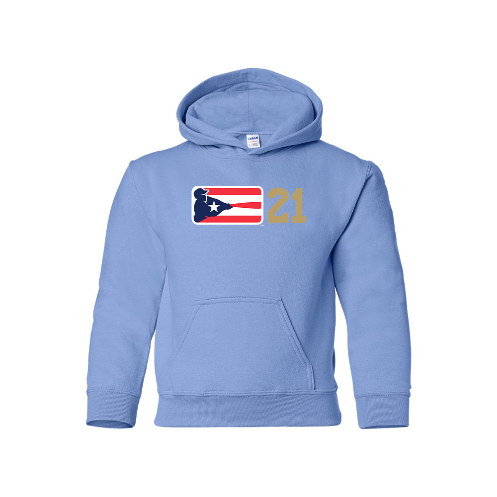 Youth Liga de Beisbol Profesional Roberto Clemente Logo Pullover Hoodie