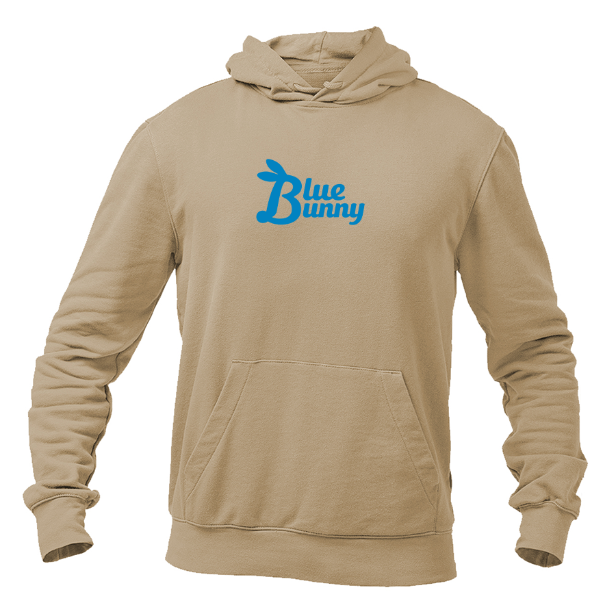 Men's Blue Bunny Logo Pullover Hoodie