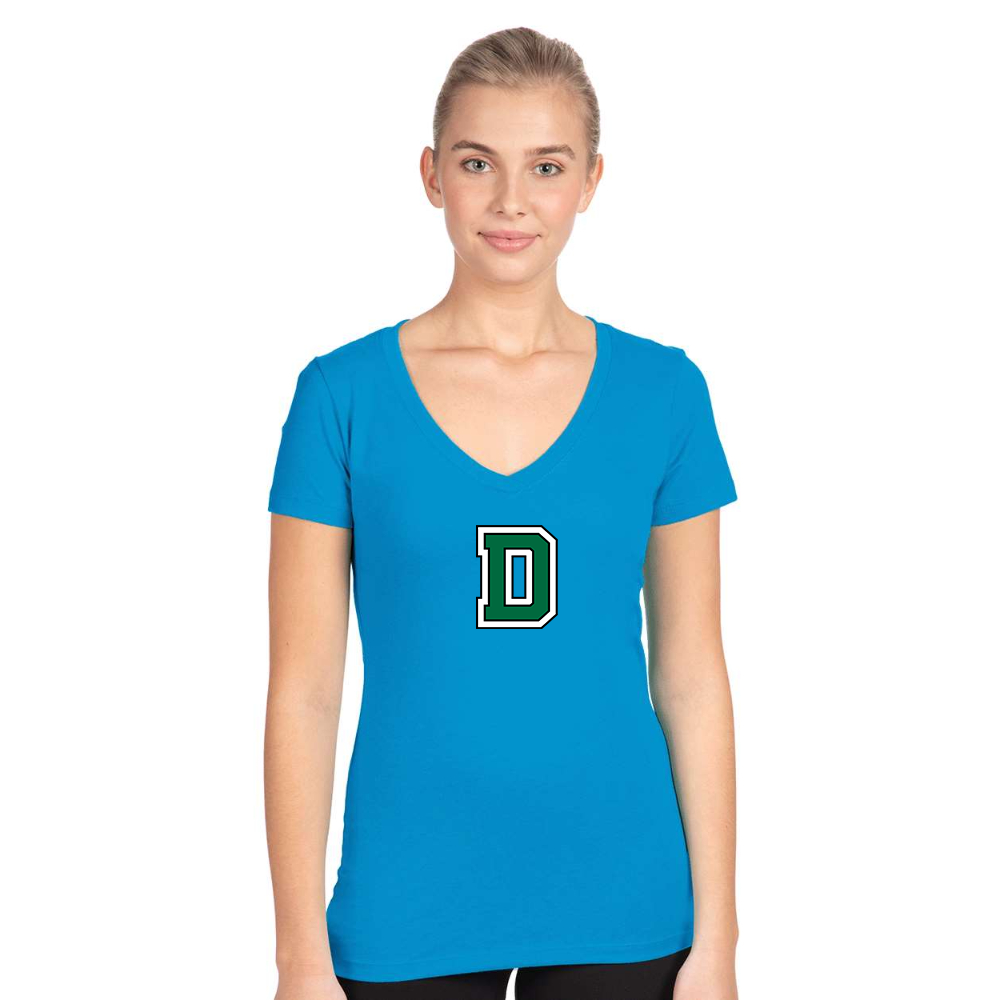 Women's Dartmouth Big Green Next Level V-Neck T-Shirt