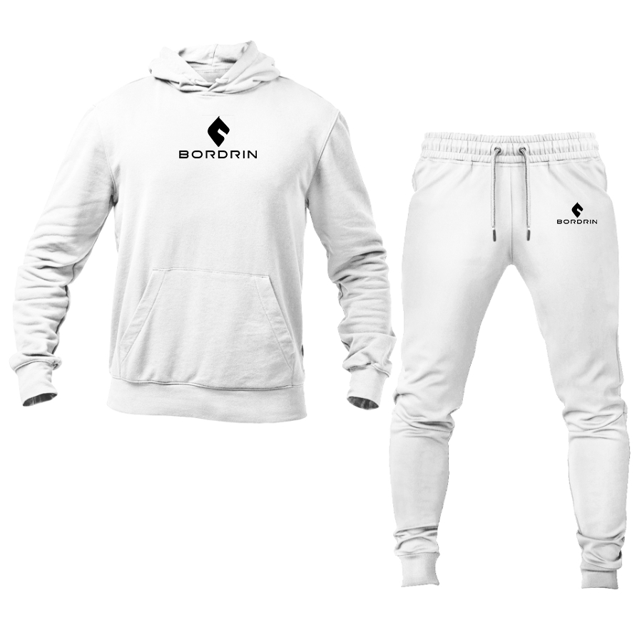 Men's Bordrin Logo Hoodie Joggers Set