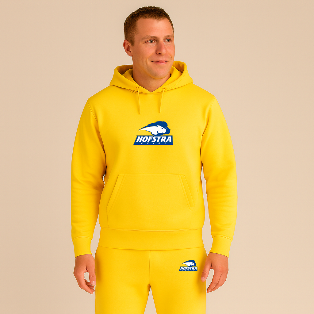 Men's Hofstra Pride Logo Hoodie Joggers Set