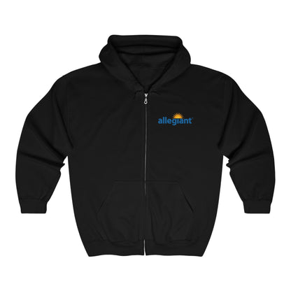 Unisex Allegiant Air Heavy Blend™ Full Zip Hooded Sweatshirt