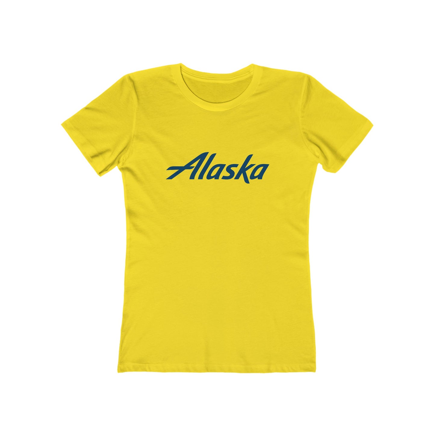 Women's Alaska Airlines Round Neck Cotton T-Shirt