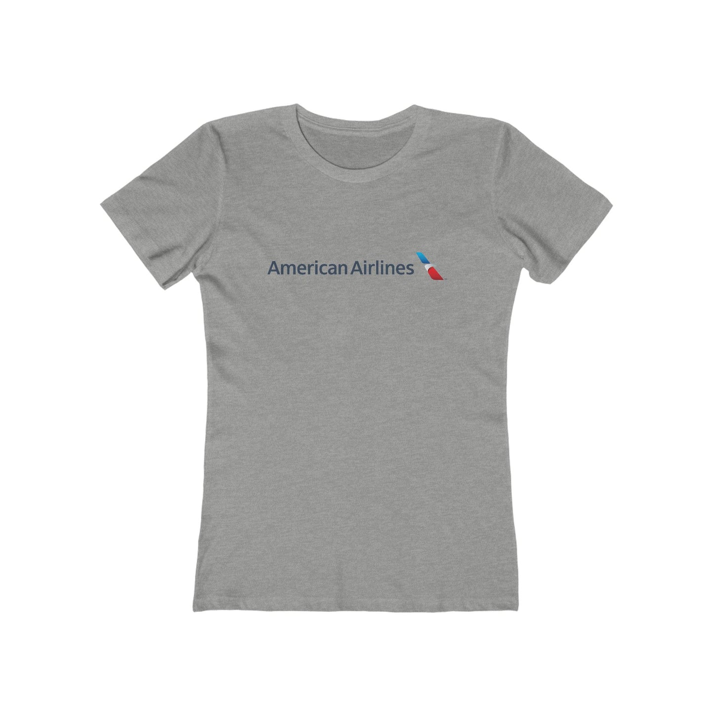 Women's American Airlines Round Neck Cotton T-Shirt