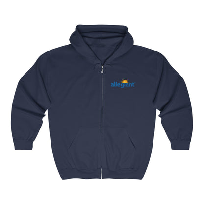 Unisex Allegiant Air Heavy Blend™ Full Zip Hooded Sweatshirt