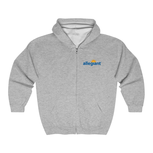 Unisex Allegiant Air Heavy Blend™ Full Zip Hooded Sweatshirt