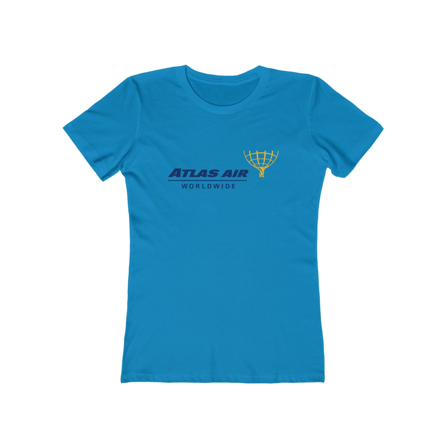 Women's Atlas Air Worldwide Round Neck Cotton T-Shirt