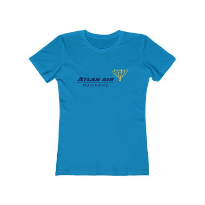 Women's Atlas Air Worldwide Round Neck Cotton T-Shirt