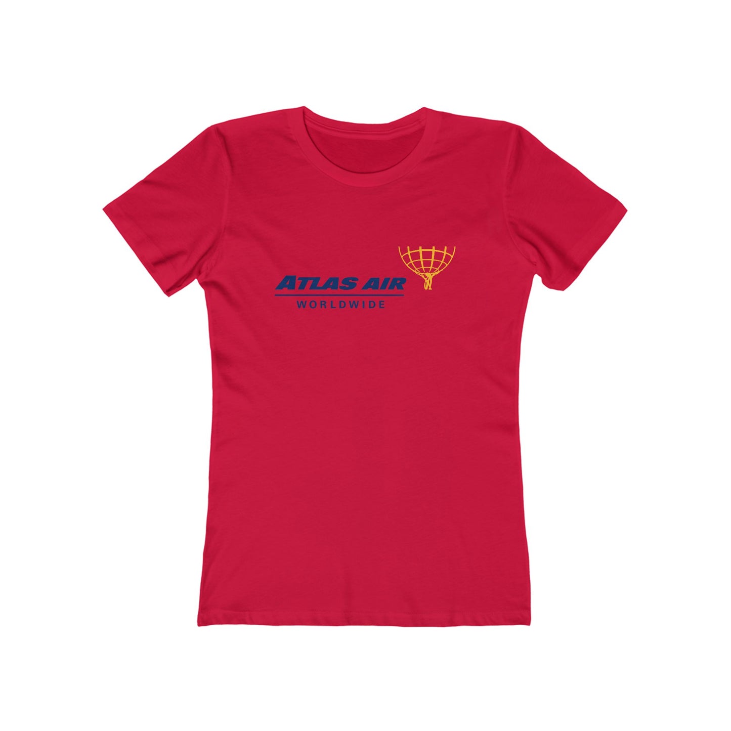 Women's Atlas Air Worldwide Round Neck Cotton T-Shirt