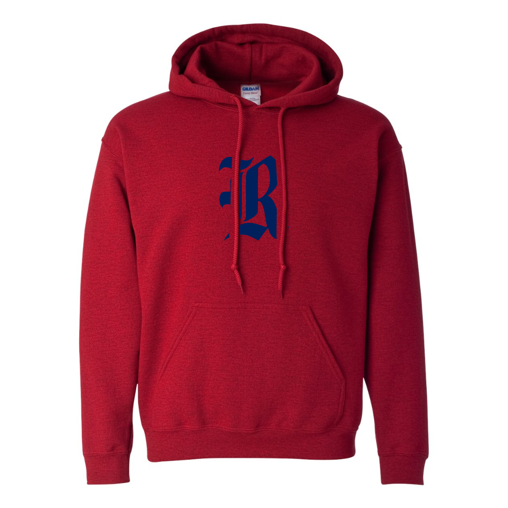 Men's Rice Owls Logo Gildan  Heavy Blend Hooded Sweatshirt