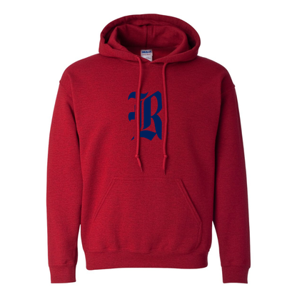 Men's Rice Owls Logo Gildan  Heavy Blend Hooded Sweatshirt