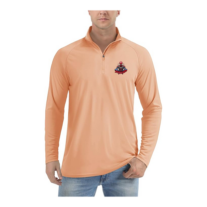 Men's Spider-Man 2025  Lightweight Quarter-Zip Athletic Shirt Long Sleeve Performance Wear