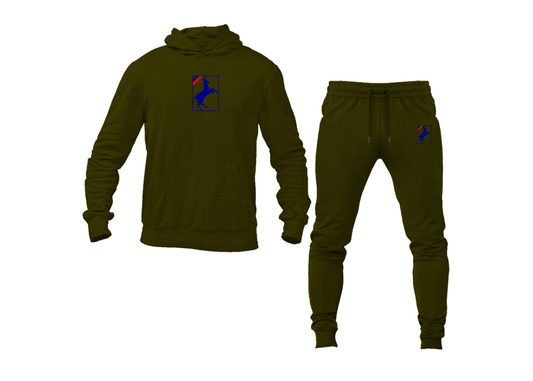 Men's Auverland Logo Hoodie Joggers Set