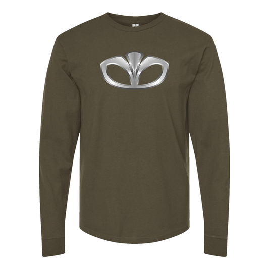 Men's Daewoo Logo Cotton Long Sleeve T-Shirt