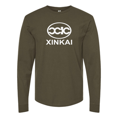 Men's Xin Kai Logo Cotton Long Sleeve T-Shirt