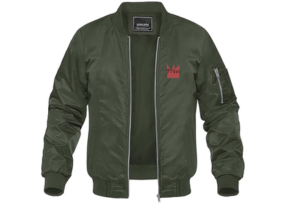 Men's Train Lightweight Bomber Jacket Windbreaker Softshell Varsity Jacket Coat