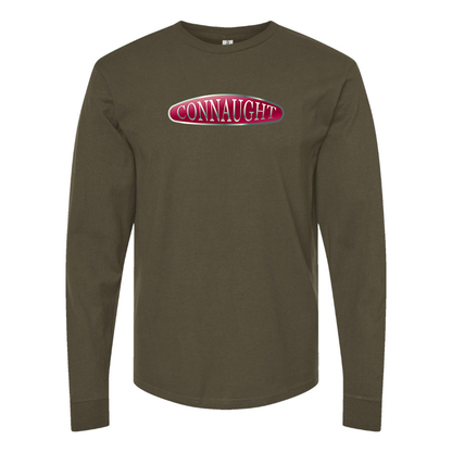 Men's  Connaught Motor Company Logo Cotton Long Sleeve T-Shirt