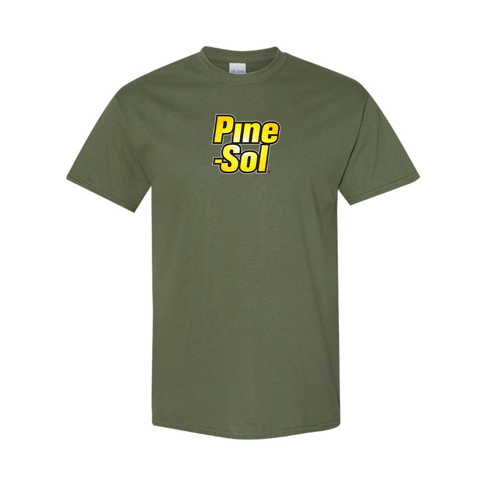 Men's Pine Sol Logo Cotton T-Shirt