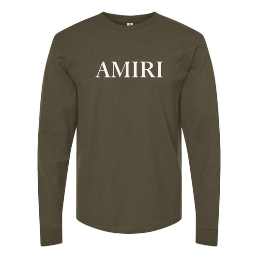 Men's Amiri  Logo Cotton Long Sleeve T-Shirt