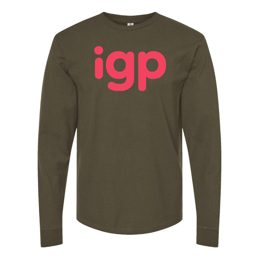 Men's Indian Gifts Portal  Logo Cotton Long Sleeve T-Shirt