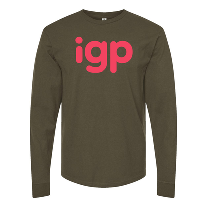 Men's Indian Gifts Portal  Logo Cotton Long Sleeve T-Shirt