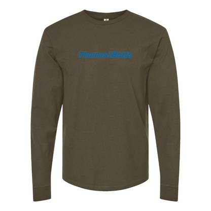 Men's Thomas Logo Cotton Long Sleeve T-Shirt