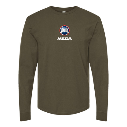 Men's Aixam Mega Logo Cotton Long Sleeve T-Shirt