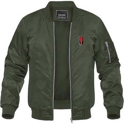 Men's Hongqi Logo Lightweight Bomber Jacket Windbreaker Softshell Varsity Jacket Coat