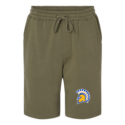 Men's San Jose State Spartans Logo Independent Trading Co Midweight Fleece Shorts