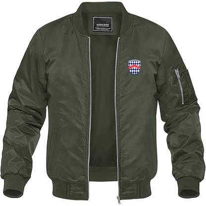 Men's SSC Logo Lightweight Bomber Jacket Windbreaker Softshell Varsity Jacket Coat