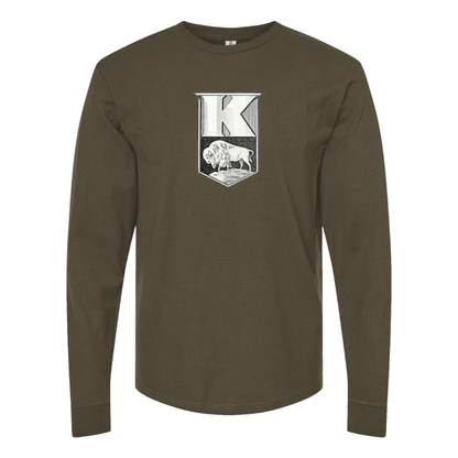 Men's Kaiser  Logo Cotton Long Sleeve T-Shirt
