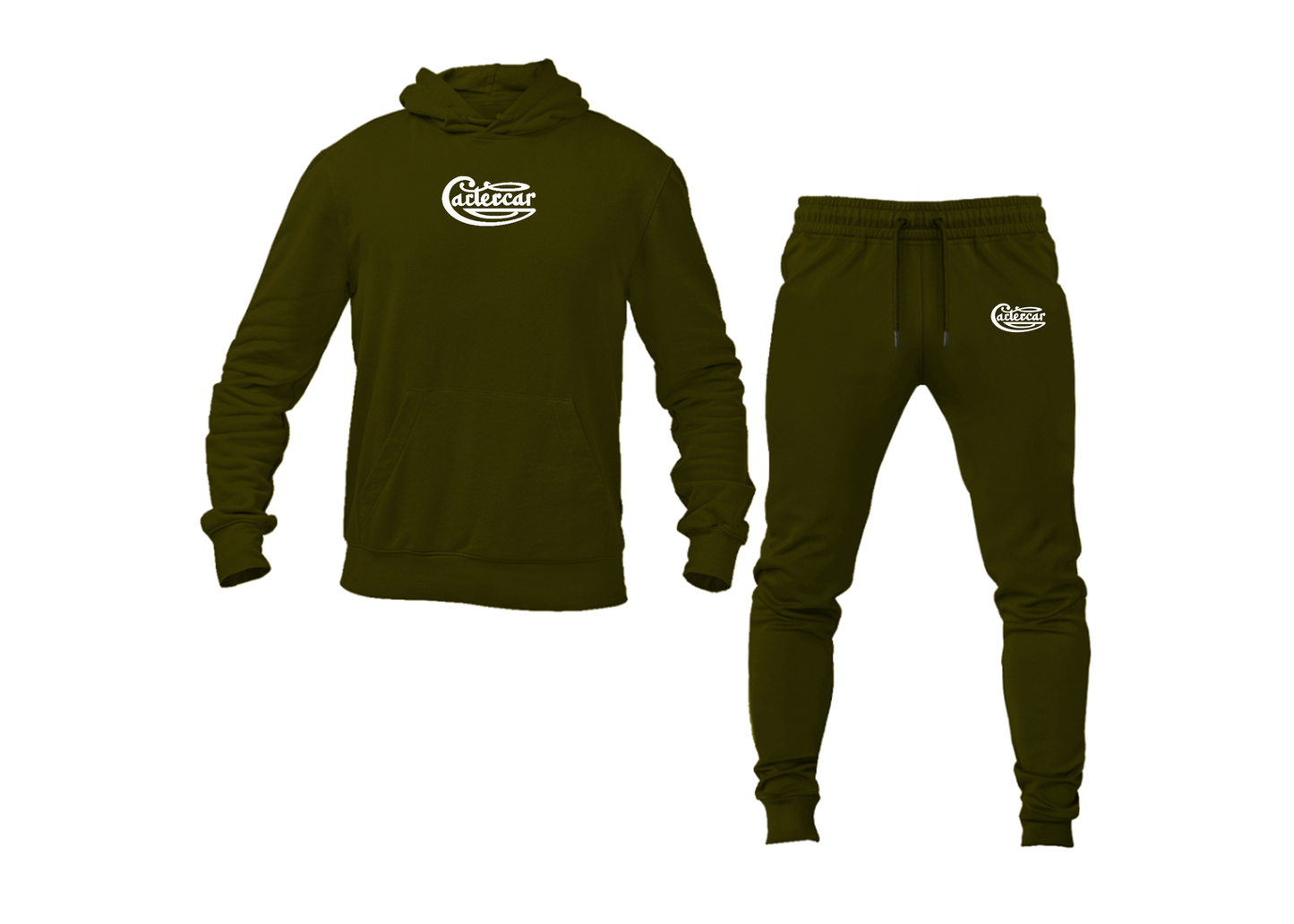 Men's Cartercar Logo Hoodie Joggers Set