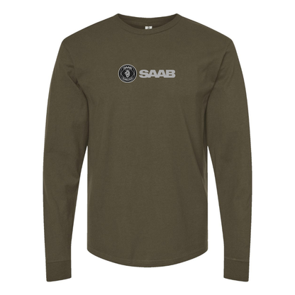 Men's Saab Logo Long Sleeve T-Shirt