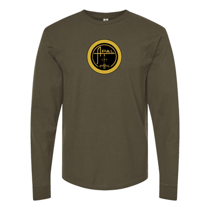 Men's  Apal Logo  Cotton Long Sleeve T-Shirt