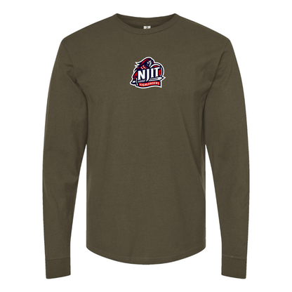 Men's NJIT Highlanders Logo  Cotton Long Sleeve T-Shirt