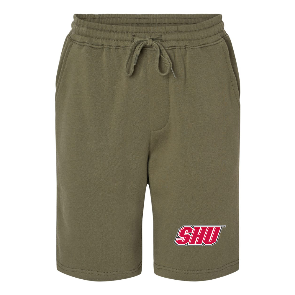 Men's Sacred Heart Pioneers Logo Independent Trading Co Midweight Fleece Shorts