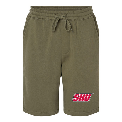 Men's Sacred Heart Pioneers Logo Independent Trading Co Midweight Fleece Shorts