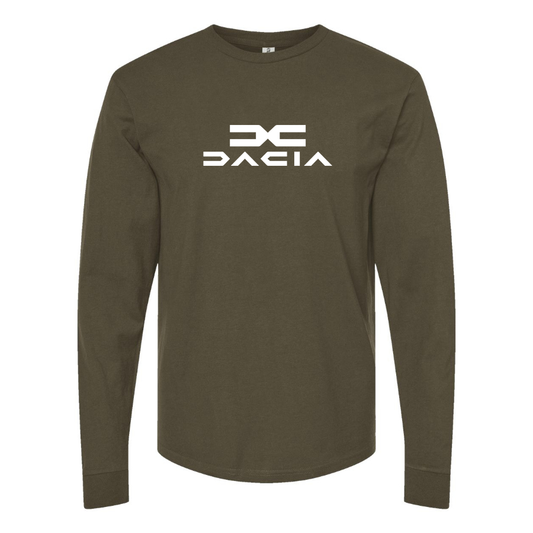 Men's Dacia Logo Cotton Long Sleeve T-Shirt