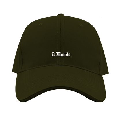 Le Monde Logo Dad Baseball Cap Hat