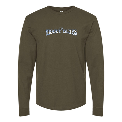 Men's The Moody Blues Logo  Cotton Long Sleeve T-Shirt