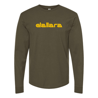 Men's Dallara Logo Cotton Long Sleeve T-Shirt