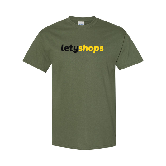 Men's LetyShops Logo Cotton T-Shirt