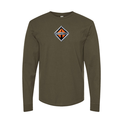 Men's International Trucks Logo Long Sleeve T-Shirt