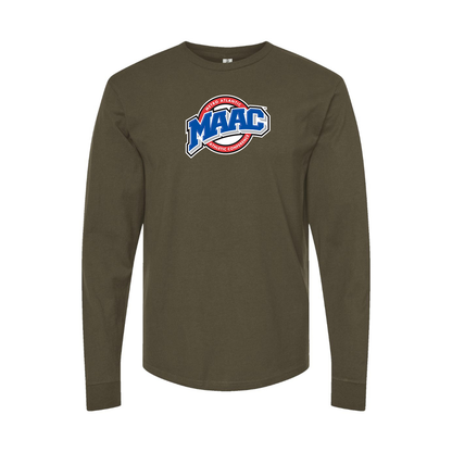 Men's Metro Atlantic Athletic Conference Logo Long Sleeve T-Shirt