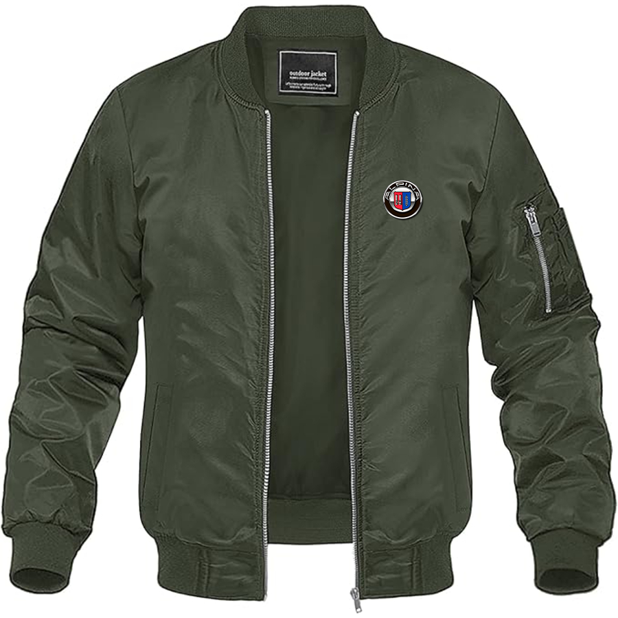 Men's   Alpina  Logo Lightweight Bomber Jacket Windbreaker Softshell Varsity Jacket Coat