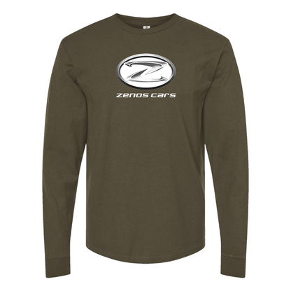Men's Zenos Cars Logo Cotton Long Sleeve T-Shirt