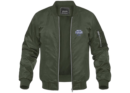 Men's UNF Ospreys Lightweight Bomber Jacket Windbreaker Softshell Varsity Jacket Coat
