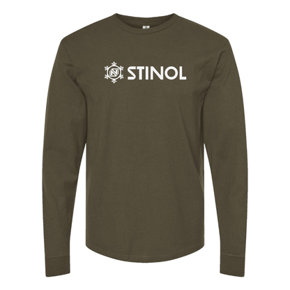 Men's  Stinol Logo Cotton Long Sleeve T-Shirt